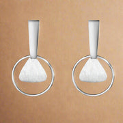 silver earrings
